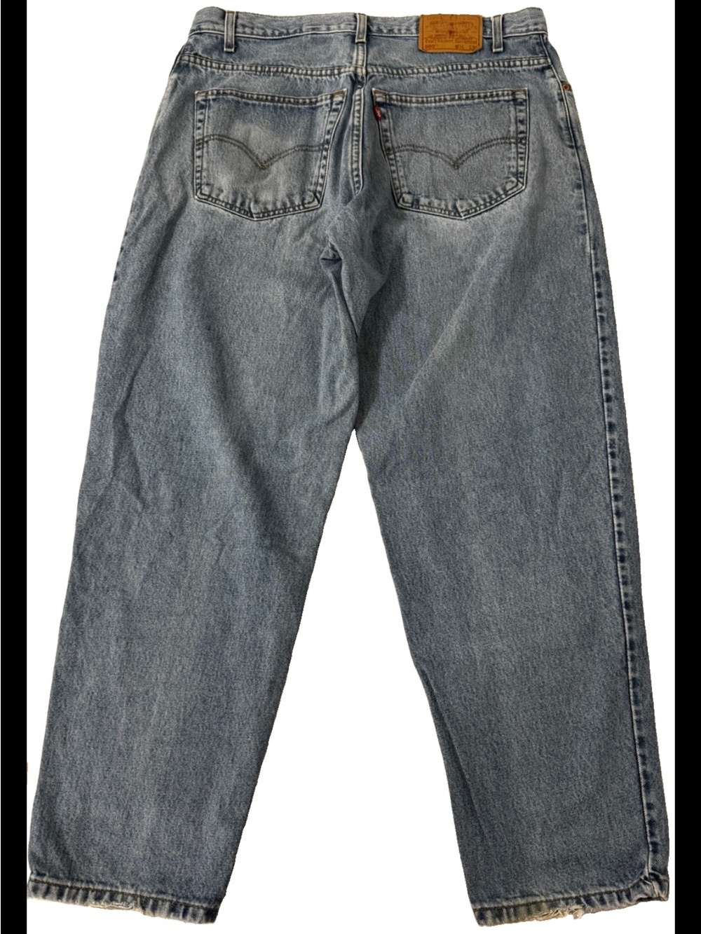 Levi’s 560 Loose Fit Tapered Leg Jeans Men 36x30 Blue Vintage 90s Work Whiskered
